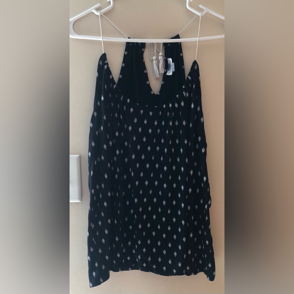 Old Navy Blouse Size XXL Black and White